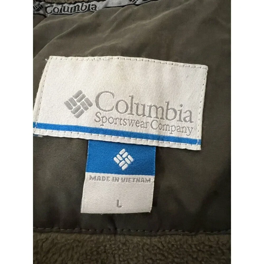 Columbia Fleelined Jacket Men’s Large Charcoal Gray